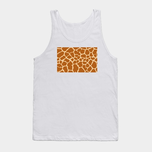 Giraffe Animal Print Tank Top by AnimalPatterns